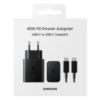 Samsung Chargeur Rapide 45W PD Adapter USB C to USB C Cable 5A